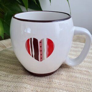 Vintage Hershey's Chocolate Heart Coffee Cup Mug 2006 Barrel Mug